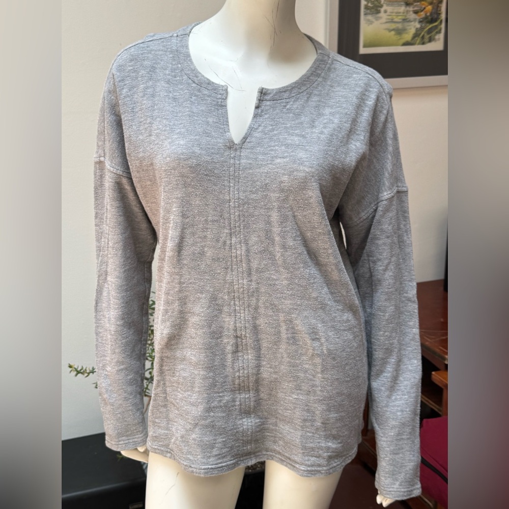 REI Gray Boxy Hoodie Relaxed Fit